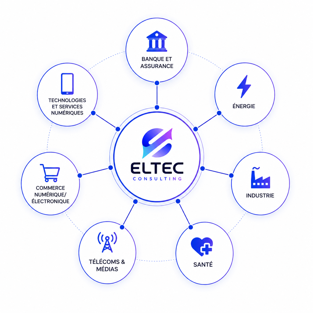 Domaines d'activites ELTEC CONSULTING